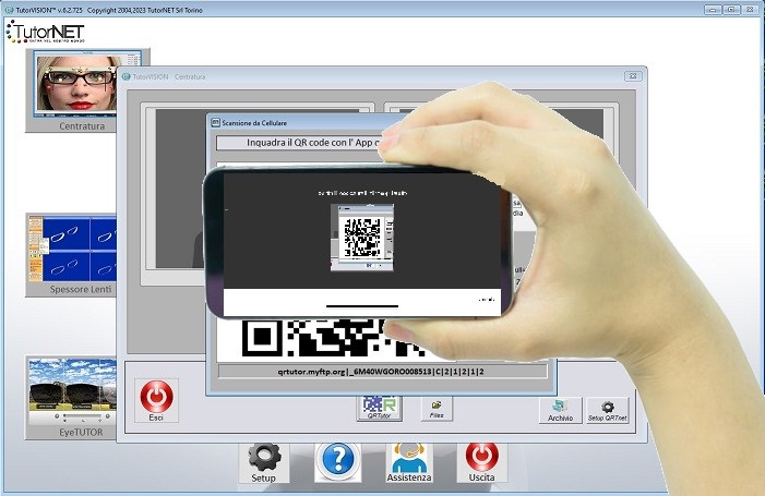 Step 2 - inquadro il qrcode